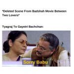 Sorry Babu Meme Ft Solman Bhai