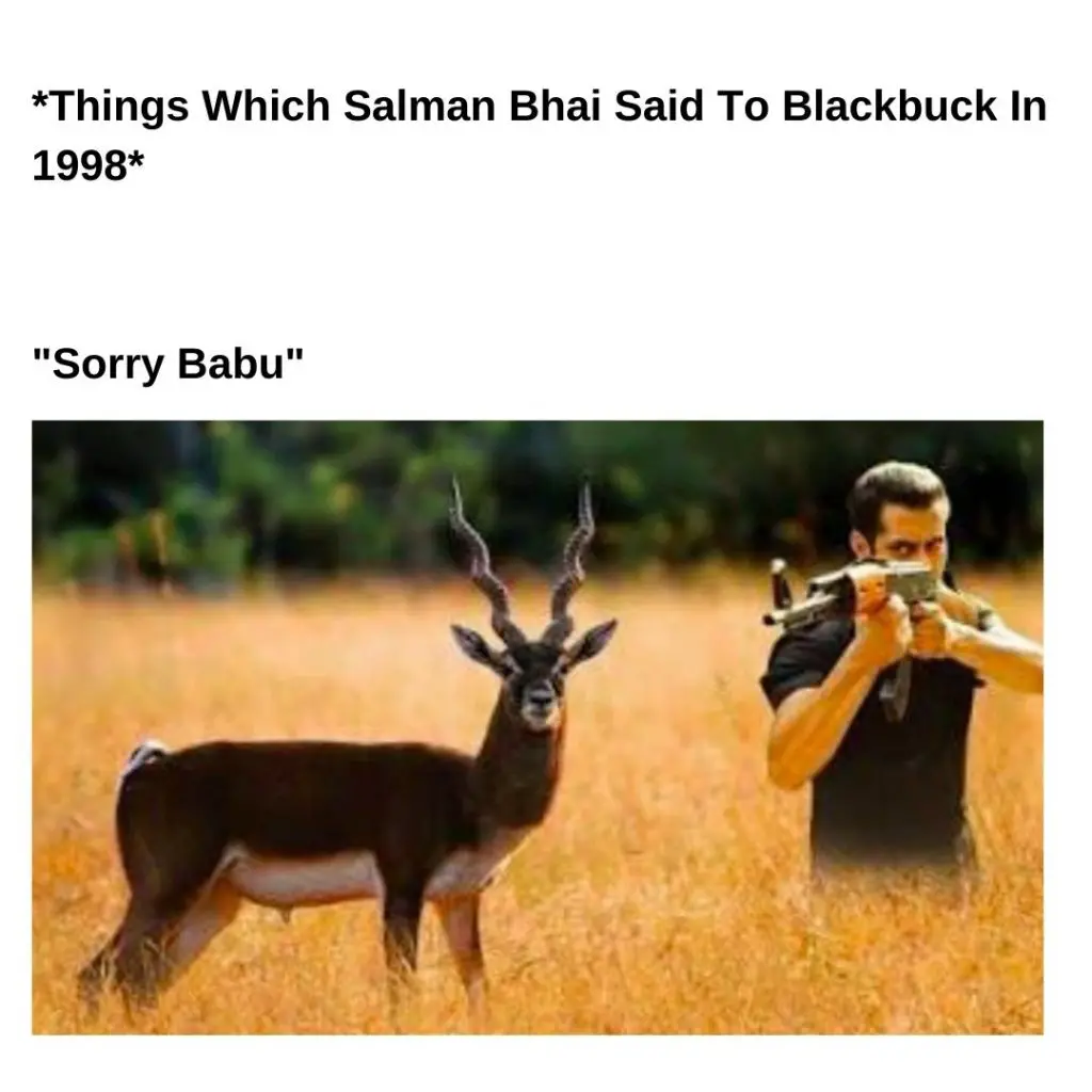 Sorry Babu Meme Ft. Solman Bhai
