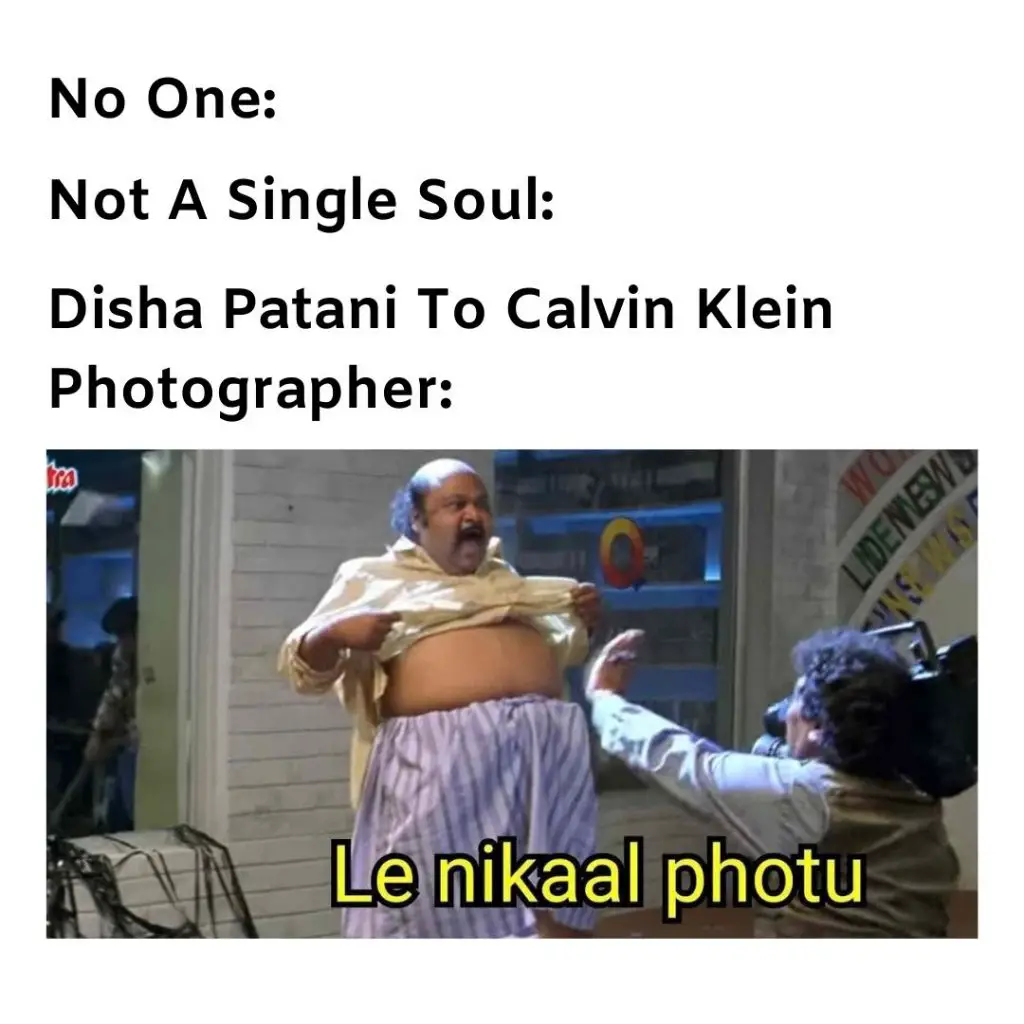 Disha Patani Posing For Calvin Klein Photographers