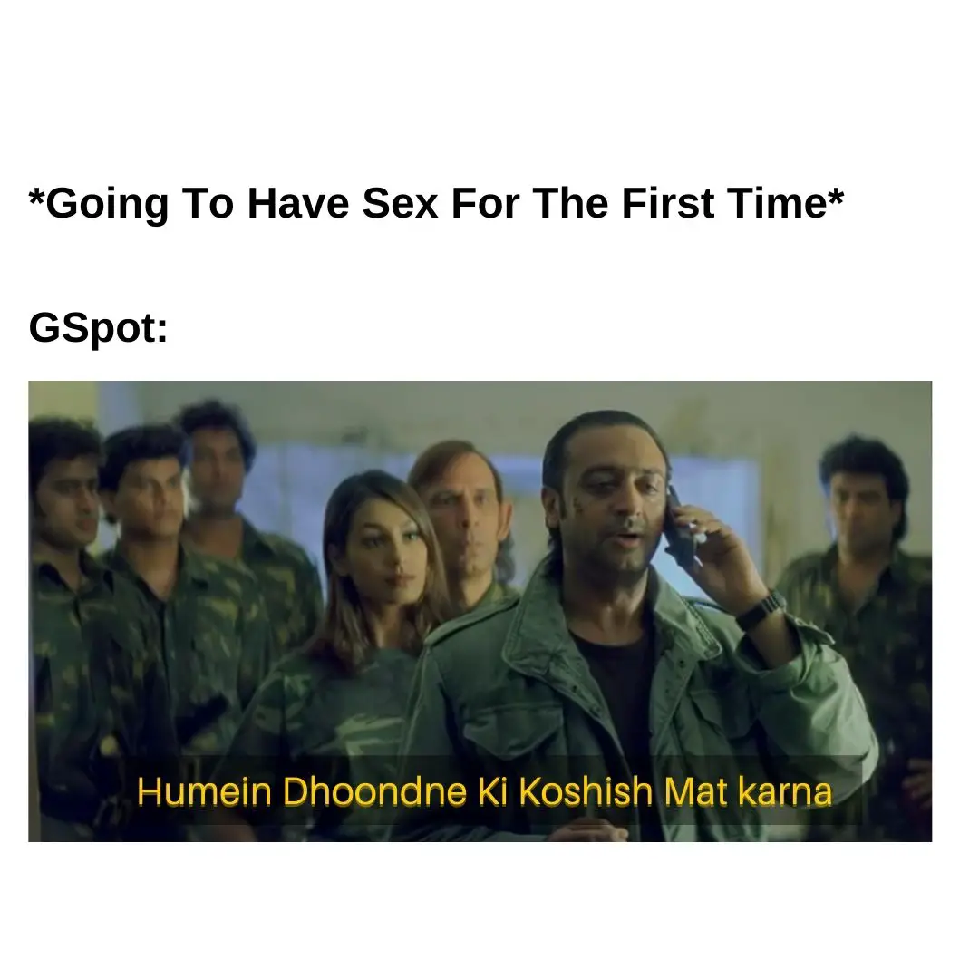 gspot meme on first time sex