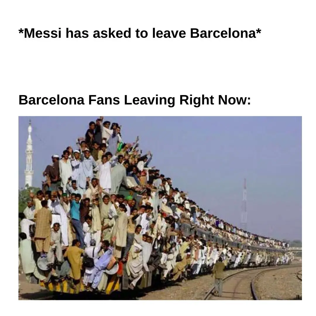 lionel messi meme on leaving barcelona