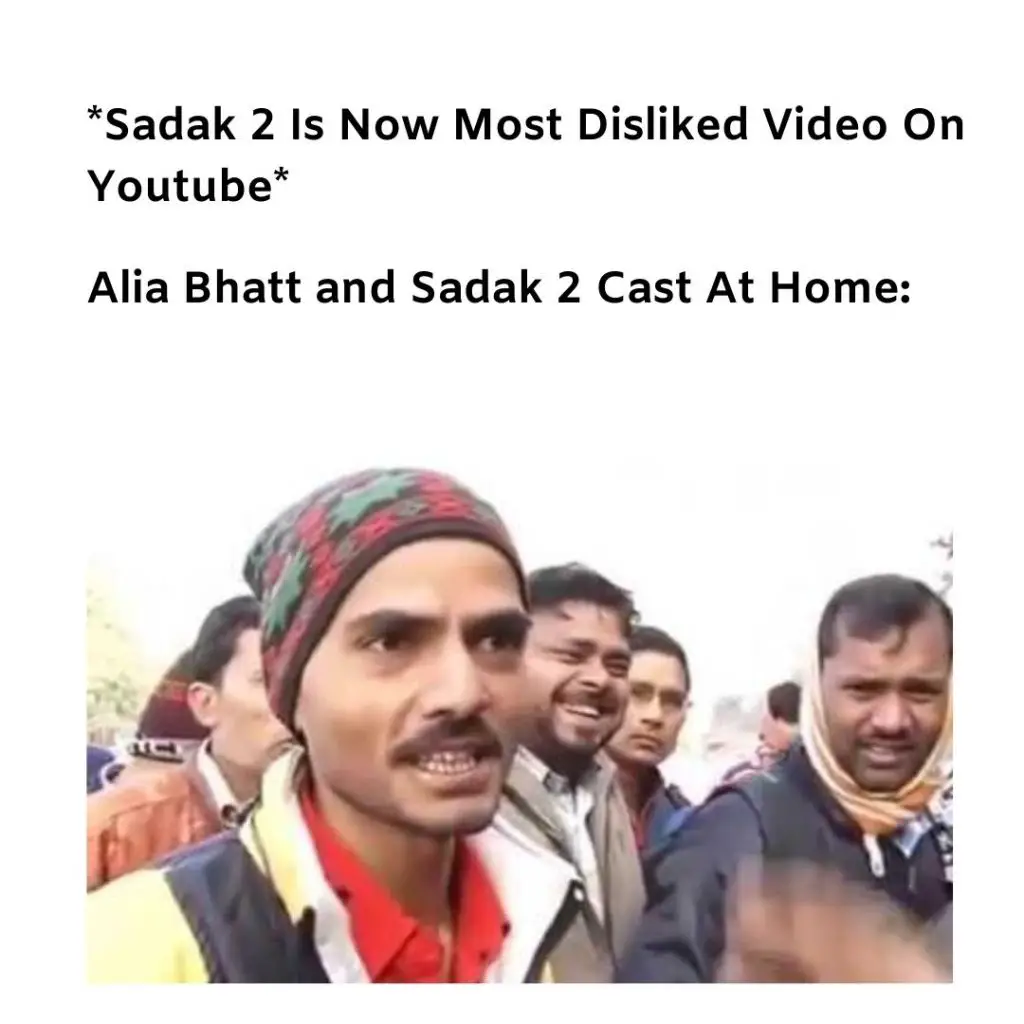 Sadak 2 Trailer Is The Most Disliked Video On Youtube