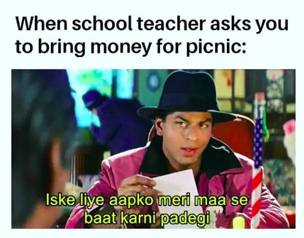 school picnic meme