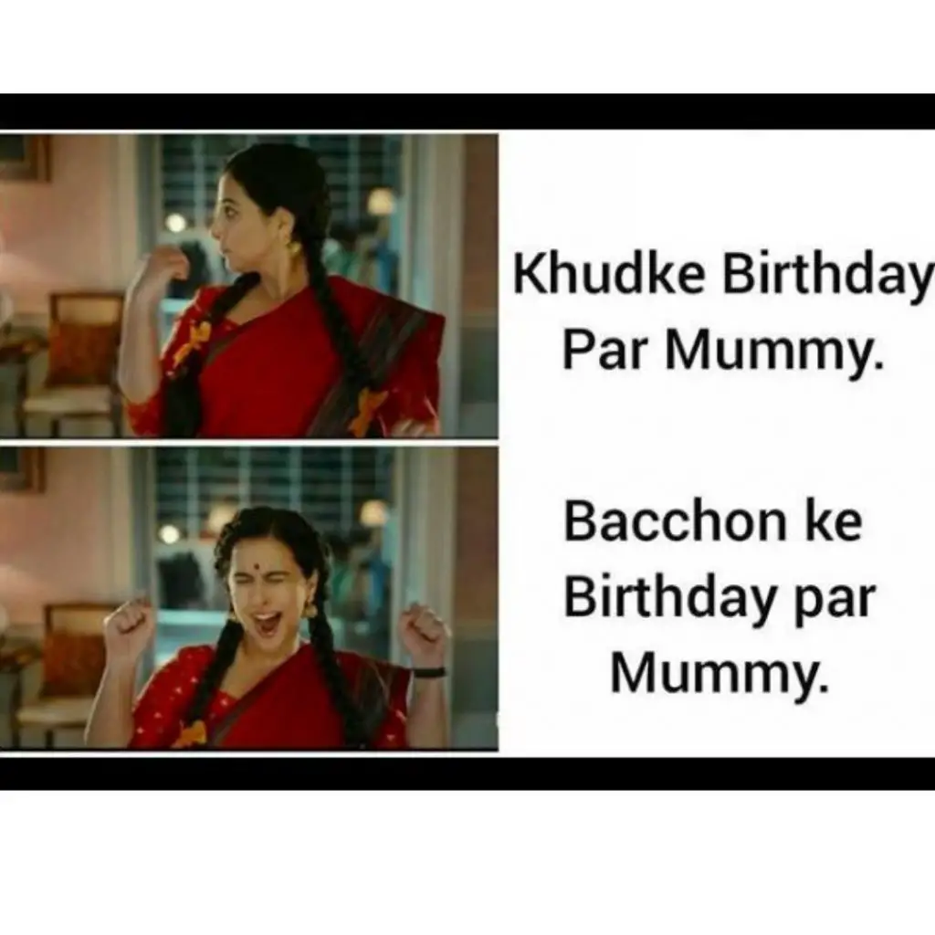 Indian Moms On Their Birthdays
