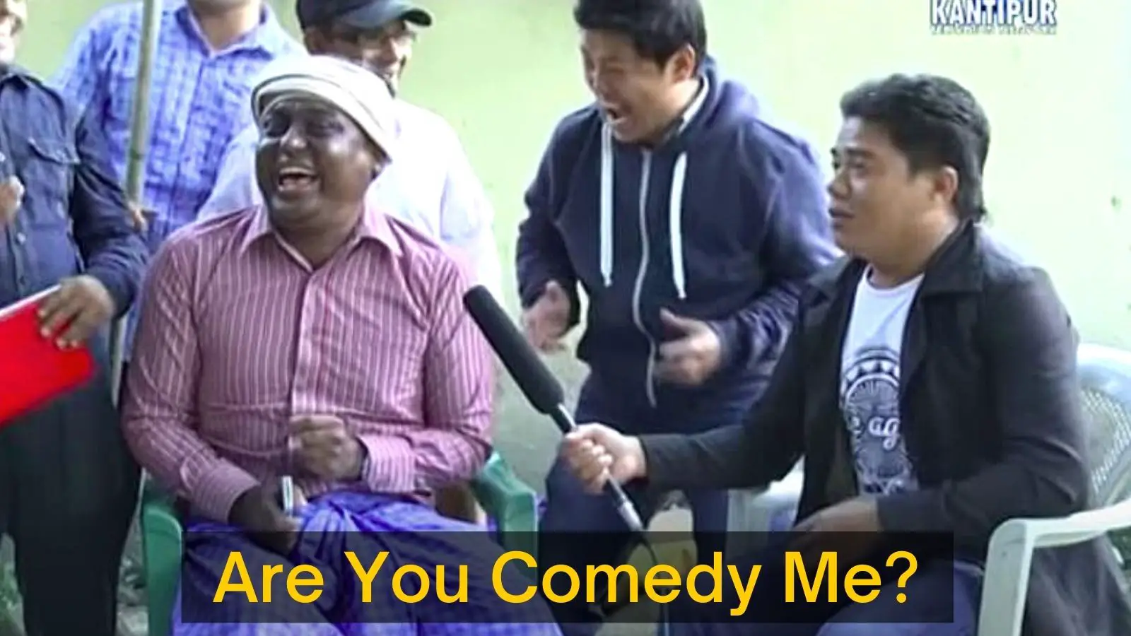 Are You Comedy Me meme template of Nepali Sandip Chettri