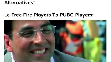 PUBG Vs Free Fire Meme