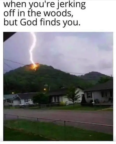 When God Catches You Jerking Off