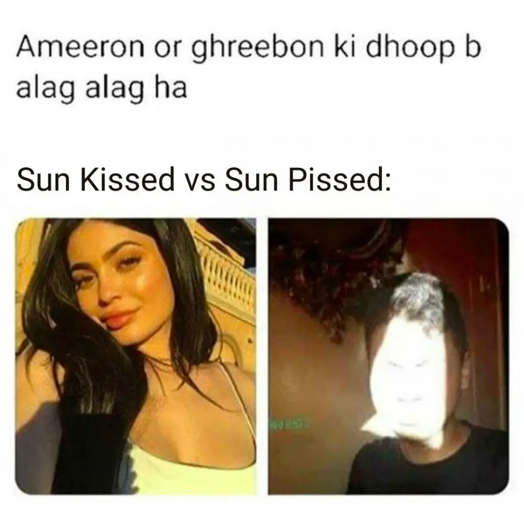 Sun Kissed vs Sun Pissed
