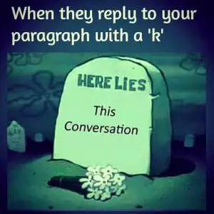 rip conversation meme