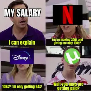 you guys are getting paid meme
