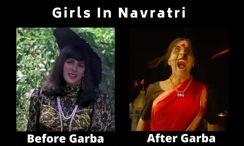 Girls During Navratri