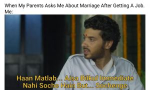 Meme on Indian Parents Asking about Marriage