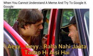 Raha Nahi Jata meme on understanding memes