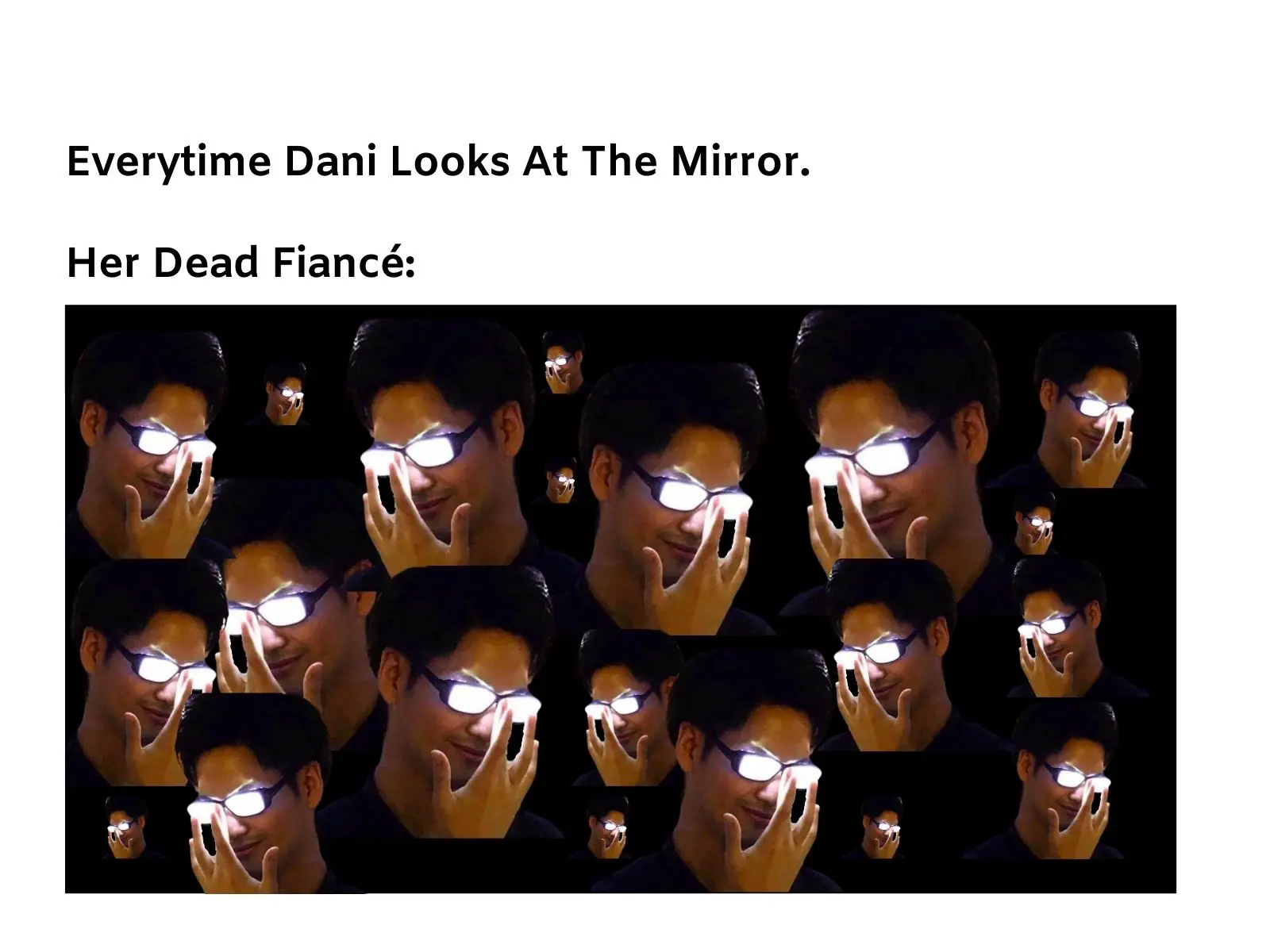 The Haunting of Bly Manor meme on Danielle mirror reflection