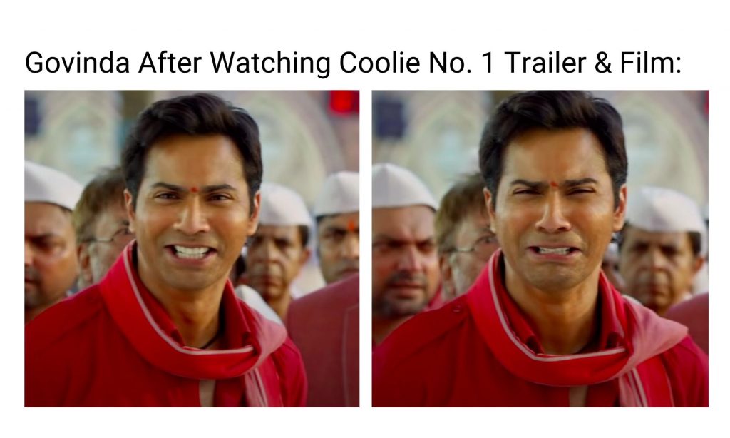 Govinda After Watching Coolie No 1 Trailer & Film