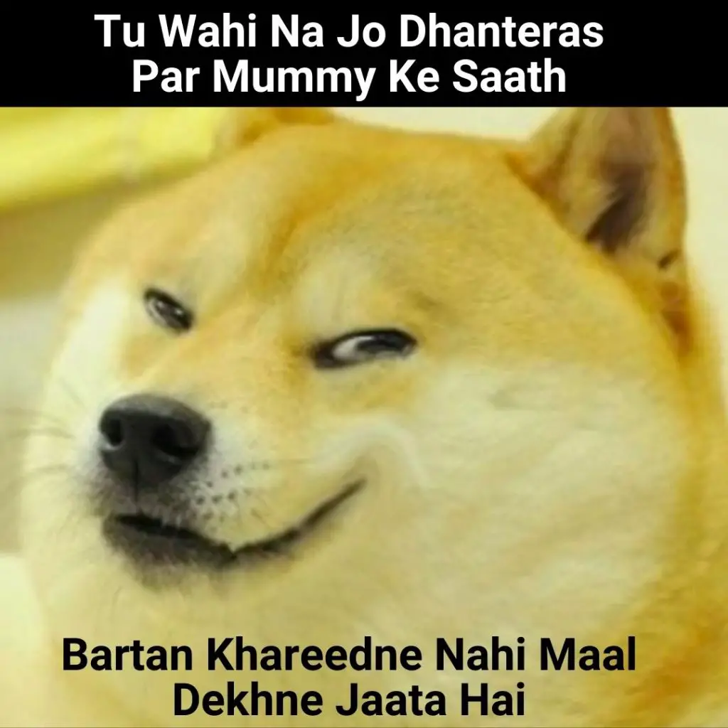 Dhanteras meme on Doge
