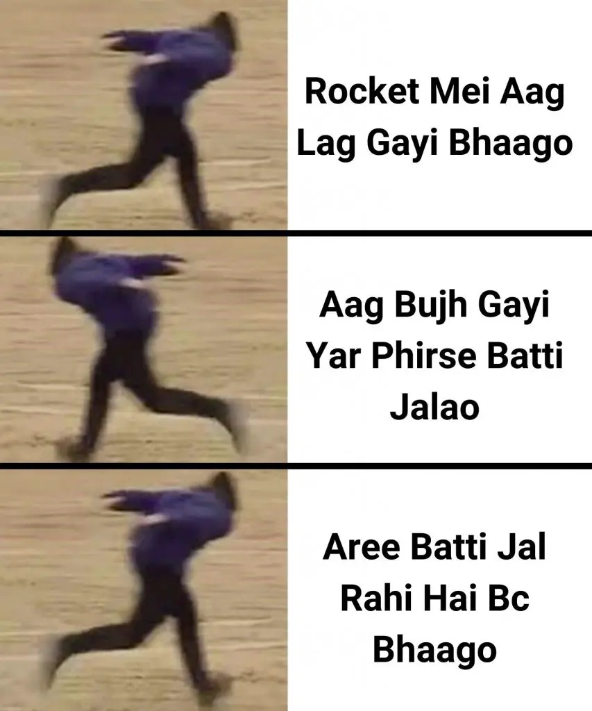 Diwali meme on rocket