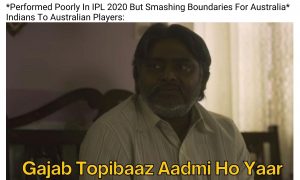 India vs Australia meme on Mirzapur 2