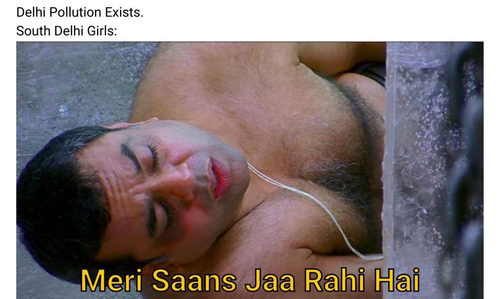 Meri Saans Ja Rahi Hai Meme Ft. South Delhi Girls