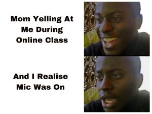 Disappointed Black Guy Meme On Online Classes