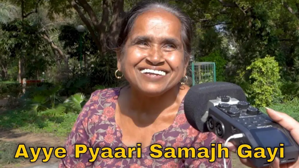 Pyaari Samajh Gayi meme template of an Indian aunty