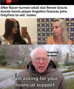Angelina Graovac meme on onlyfans