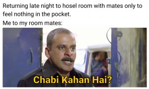Chabi Kahan Hai meme on lost keys