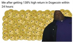 Dogecoin Meme on Share Price