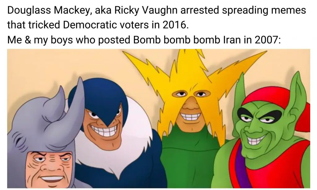 Doug Mackey Arrested Meme Ft. Ricky Vaughn