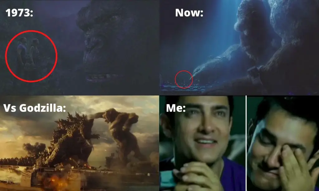 Godzilla vs Kong Meme Ft. King Kong Size