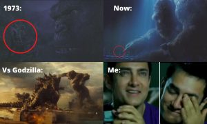 Godzilla vs Kong Meme on King Kong Size