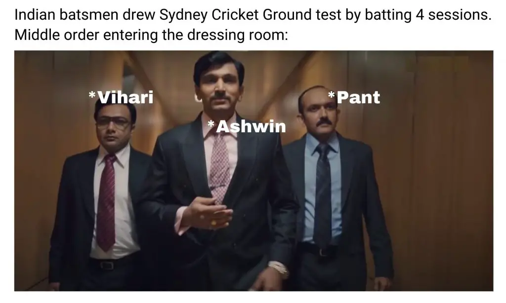 India Vs Australia Meme Ft. Sydney Test Match