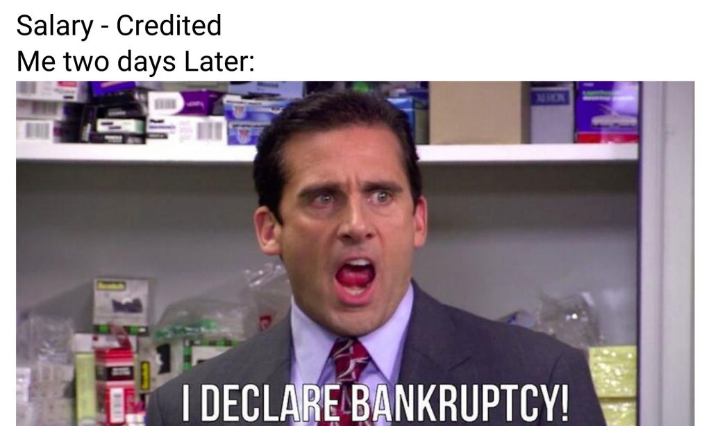 Salary Credited Meme Ft. The Office