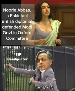 Noorie Abbas Meme on Pakistani Female Politician