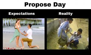 Propose Day Meme on Valentine Week