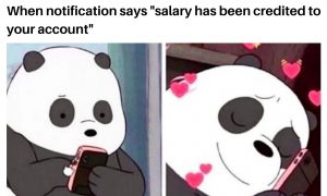 Salary Day Meme on Panda