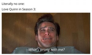 You Season 3 meme on Love Quinn
