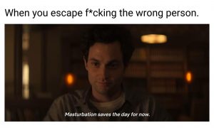 You season 3 Netflix Meme on Joe Masturbation