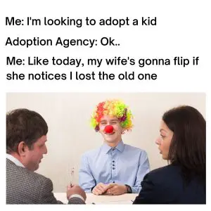Adoption Meme on lost kid