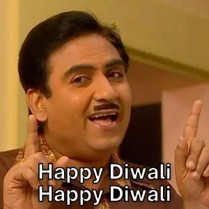 Happy Diwali Meme on Jethalal