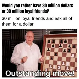 Loyalty meme on Outstanding Move