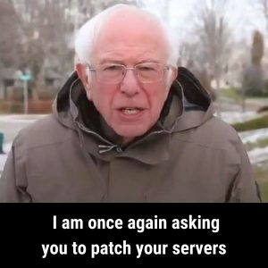 Log4j Meme on Bernie I Am Once Again Asking