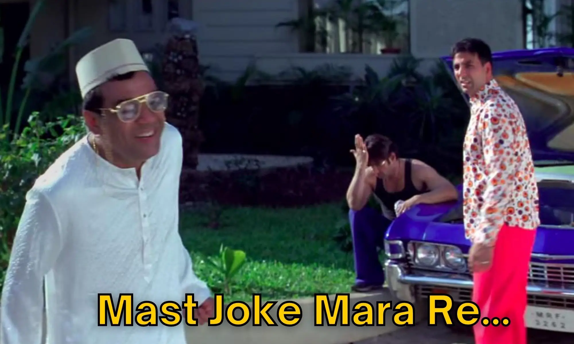 Mast Joke Mara Re Meme Template on Phir Hera Pheri