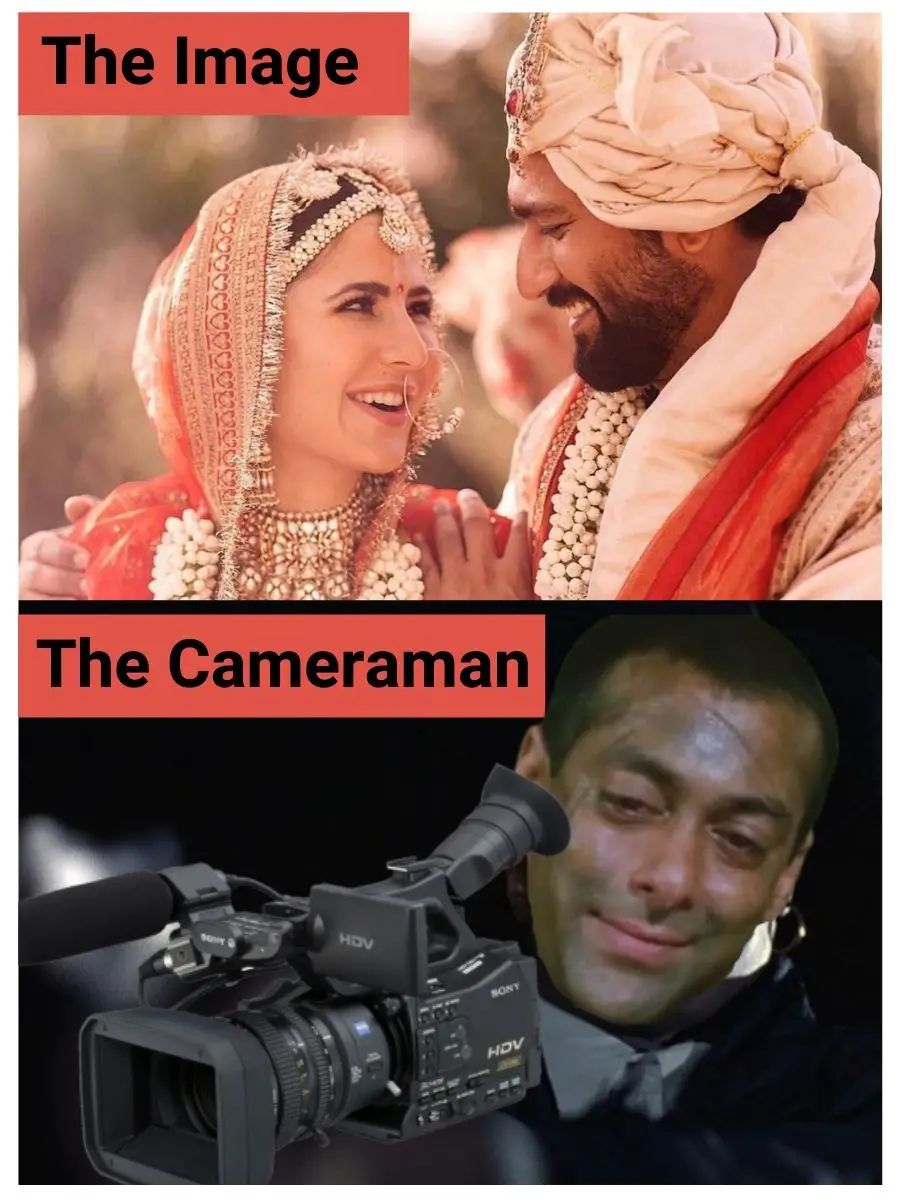 Vicky Katrina Wedding Meme on Salman Khan