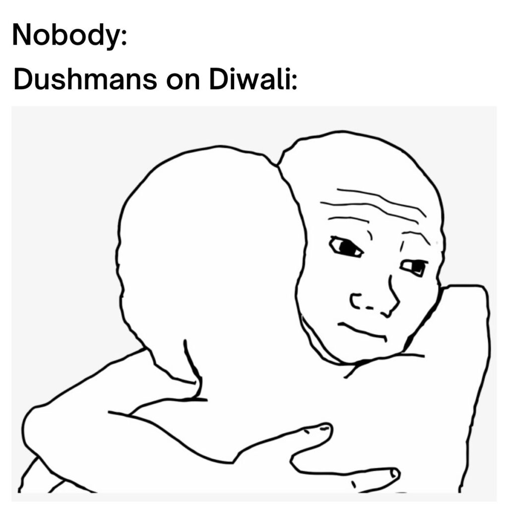 Holi meme on Hugging