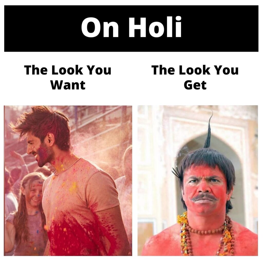 Meme on Holi