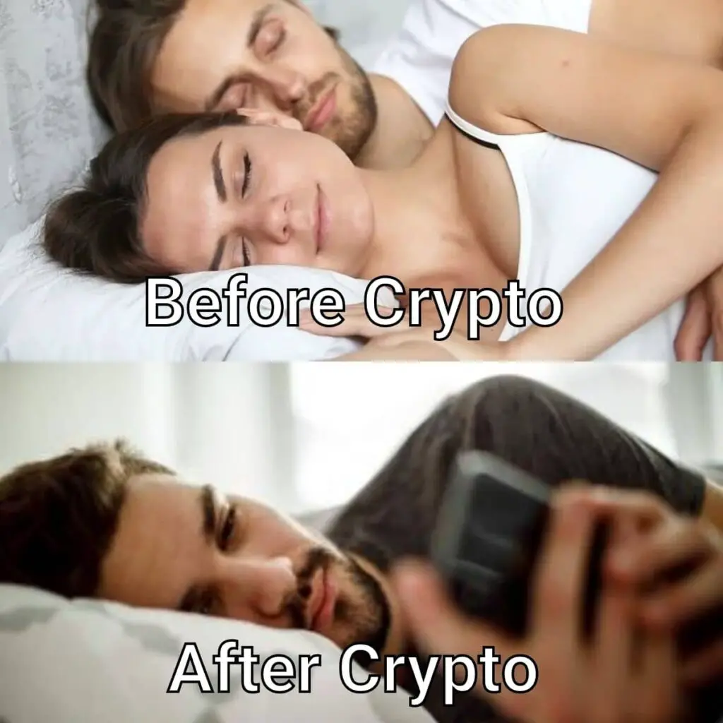 Before and After Crypto Meme
