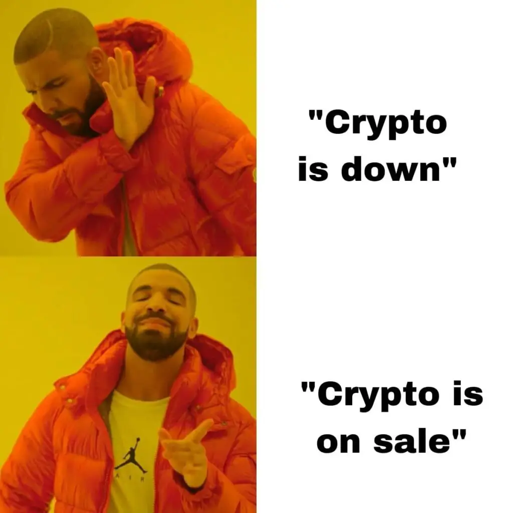 Crypto Meme on Hot Bling Drake