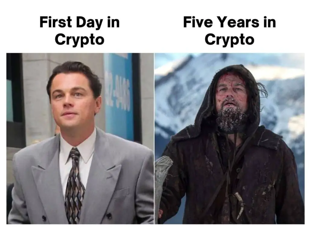 Crypto Meme on Leonardo DiCaprio
