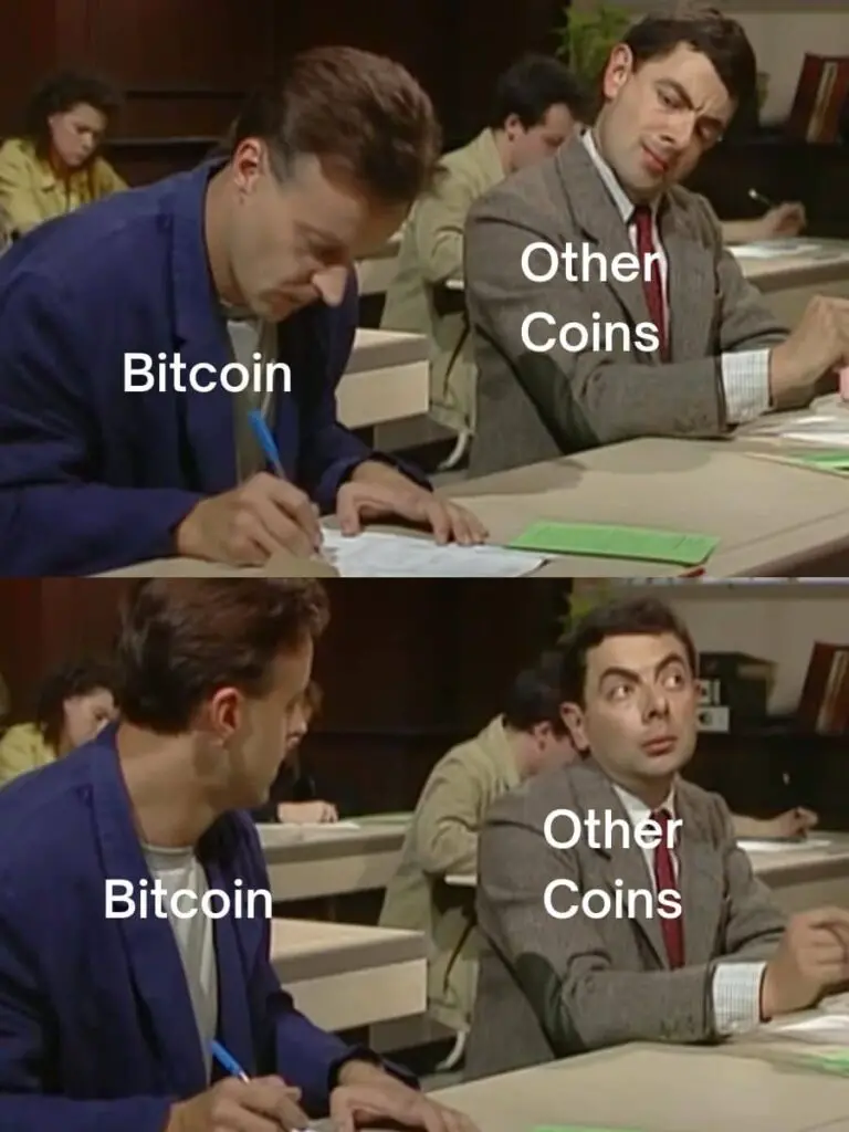 Crypto Meme on Mr. Bean